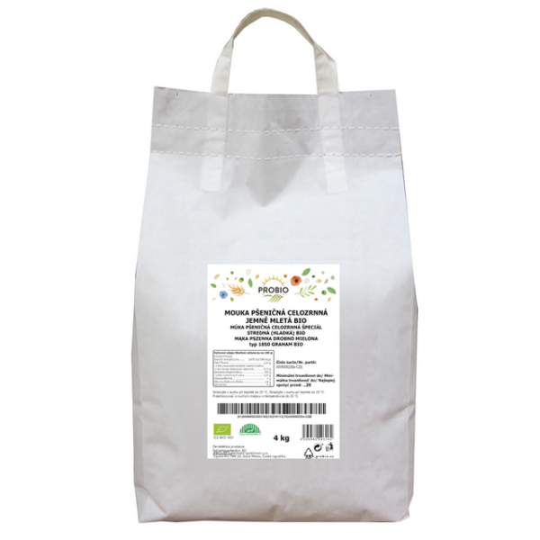 GASTRO - Celozrnná pšeničná múka jemne mletá BIO 4 kg PROBIO