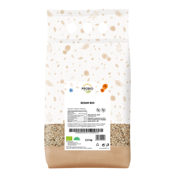 Sezam (neloupaný) BIO 2,5 kg BIOHARMONIE 2.5 kg PROBIO
