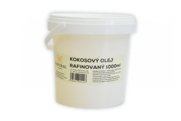Kokosový olej bez vône 1000ml NATURAL JIHLAVA