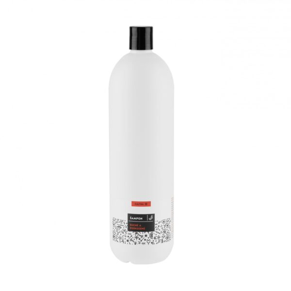 Tekutý šampón na suché a poškodené vlasy - bazový kvet a šípky 1000ml, CALTHA CALTHA
