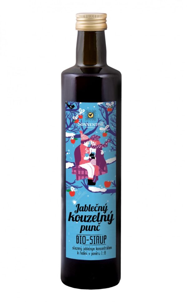 Jablkový magický punč - ovocný koncentrát BIO 0,5l SONNENTOR