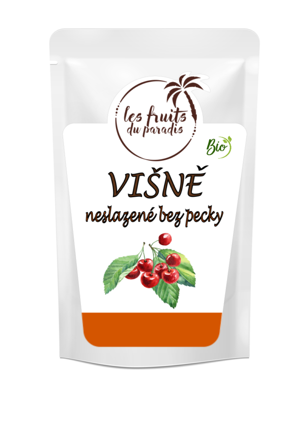 Višne bez kôstky nesladené BIO 200 g LES FRUITS DU PARADIS