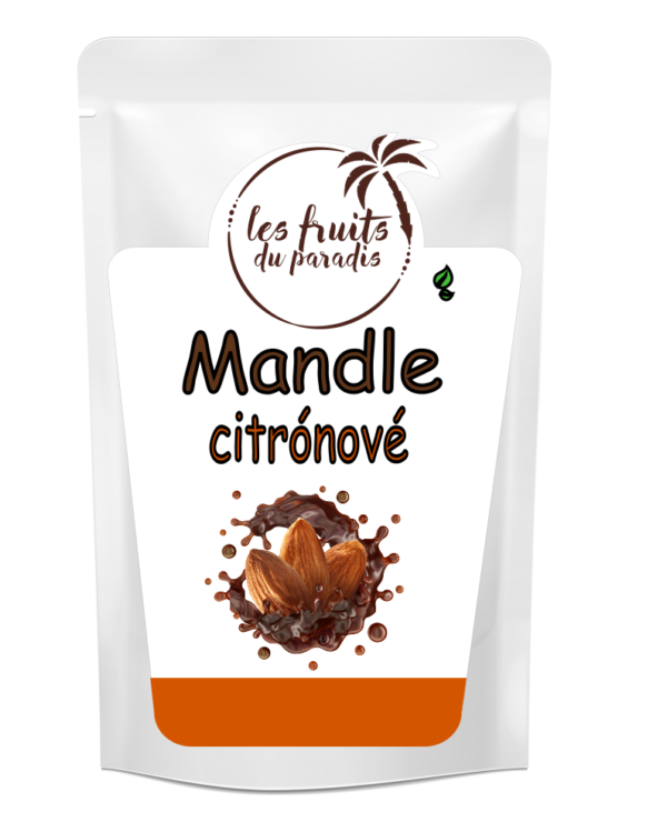 Mandle v čokoláde citrónové 1 kg LES FRUITS DU PARADIS