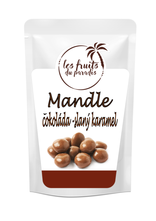 Mandle v čokoláde so slaným karamelom 1 kg LES FRUITS DU PARADIS