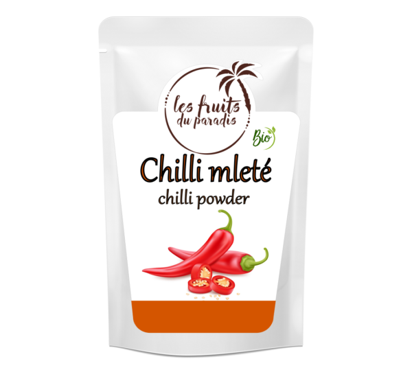 Mleté chilli BIO 500 g LES FRUITS DU PARADIS