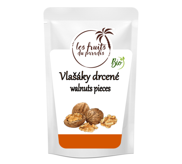 Vašské orechy drtené BIO 500 g LES FRUITS DU PARADIS