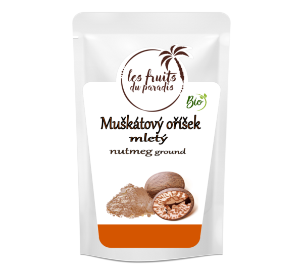 Muškátový oriešok mletý BIO 250 g LES FRUITS DU PARADIS