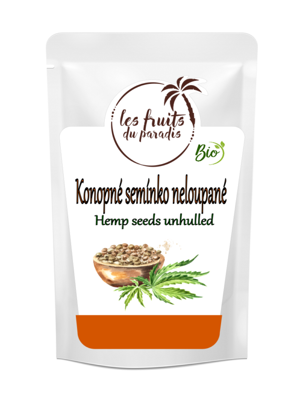 Konopné semienko nelúpané BIO 200 g LES FRUITS DU PARADIS