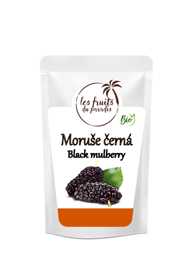 Moruša čierna sušená BIO 1 kg LES FRUITS DU PARADIS