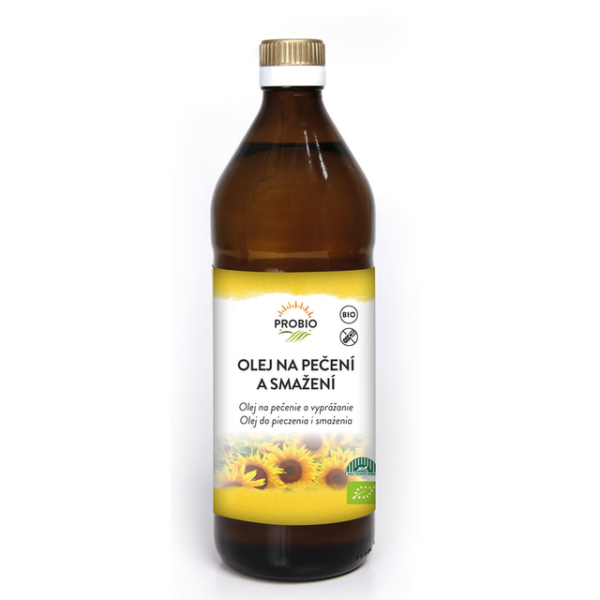 Slnečnicový olej BIO na pečenie a vyprážanie 750ml PROBIO