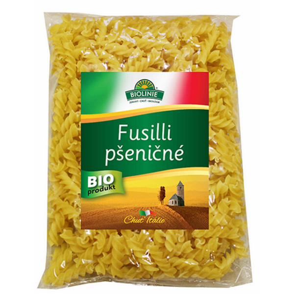 Biele pšeničné cestoviny fusilli BIO 500 g PROBIO
