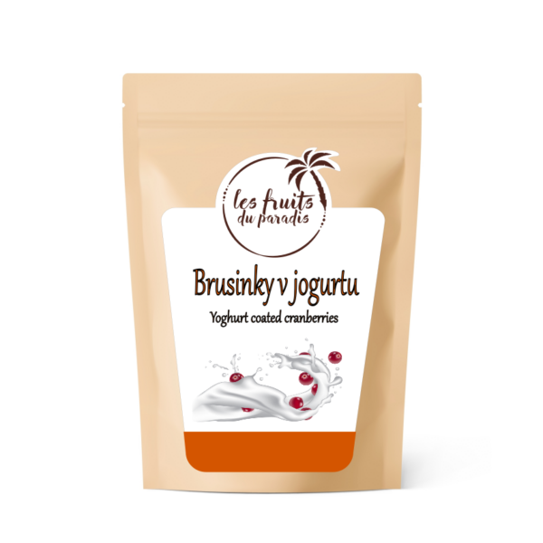 Brusnice v jogurte 500 g LES FRUITS DU PARADIS
