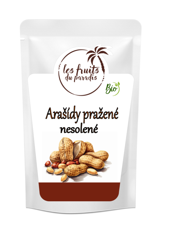 Pražené nesolené arašidy BIO 1 kg LES FRUITS DU PARADIS
