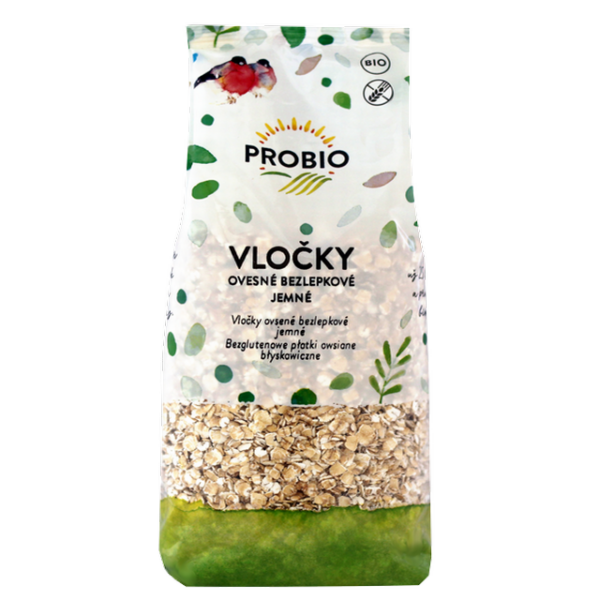Vločky ovesné jemné bezlepkové 500g PROBIO 500 g PROBIO