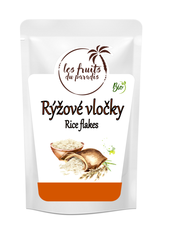 Ryžové vločky BIO 500 g LES FRUITS DU PARADIS