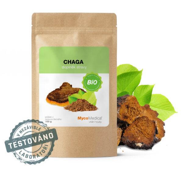 Chaga prášok BIO 100 g MYCOMEDICA